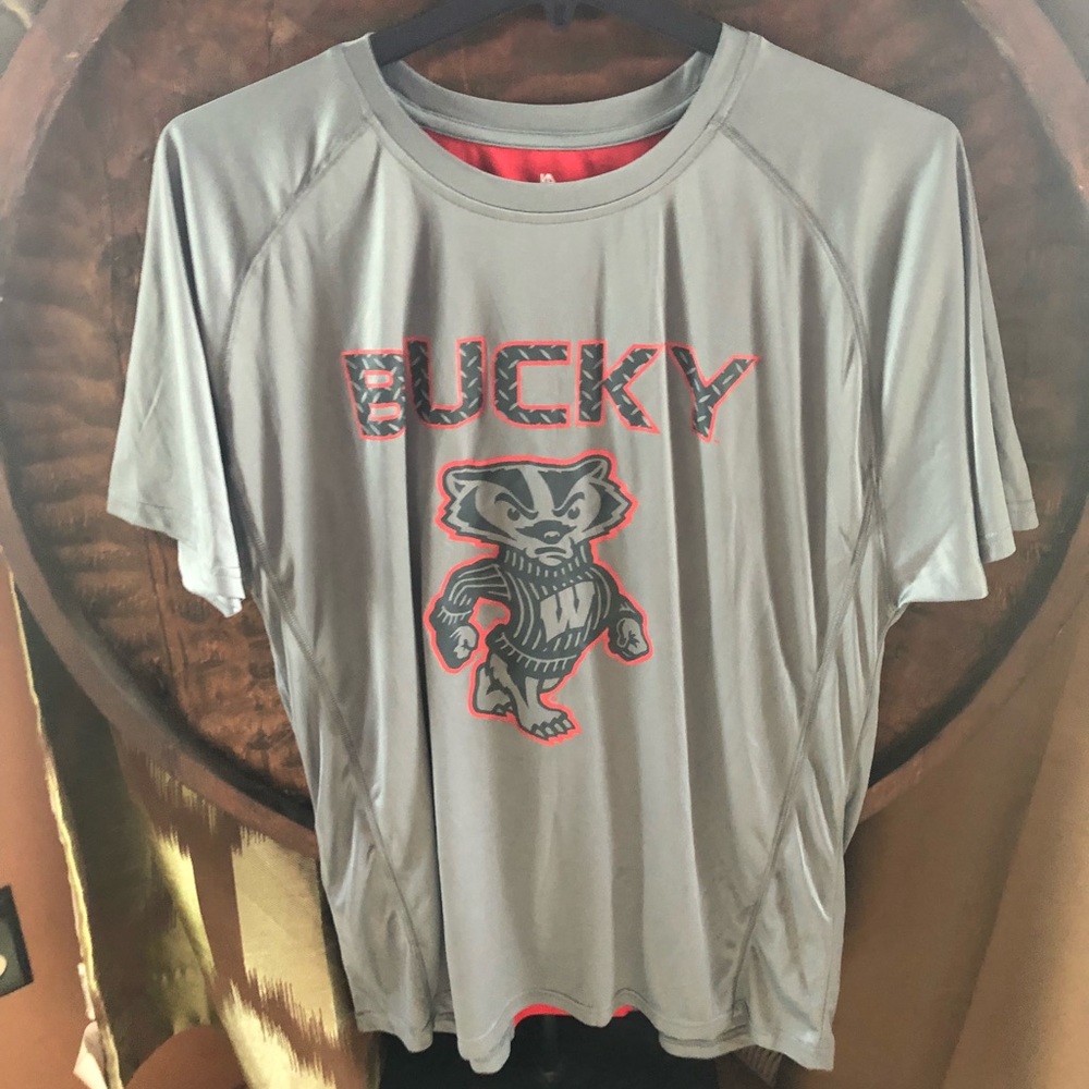Men’s Wisconsin badger dry fit T-shirt